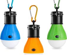 Camping Accessories, Winzwon Camping Lights Tent Lights, Emergency Lights, Gifts for Kids, Waterproof LED Camping Lantern Light Bulb for Camping, Hiking, Fishing, Mountaineering, Power Cuts (FREE POSTAGE)