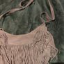 suede fringe bag Image 2