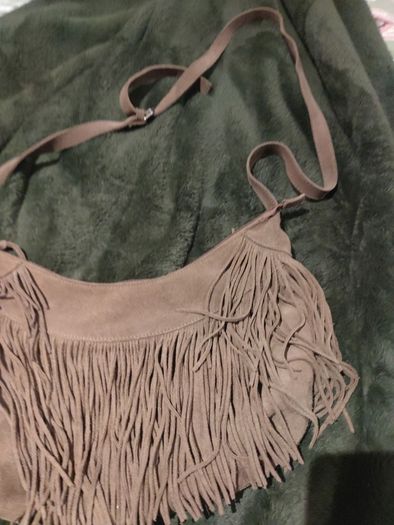 suede fringe bag
