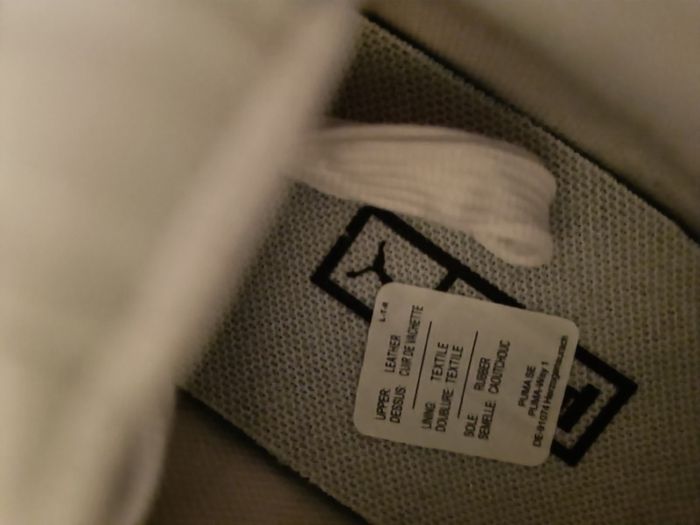 BRAND NEW PUMA white leather sneakers, trainers for women size UK 6