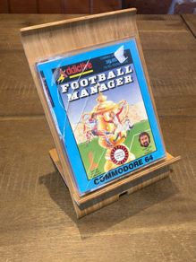C64 - Football Manager - Commodore 64 Large Jewel Tape Game - complete in box