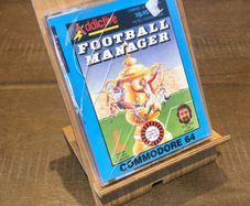 C64 - Football Manager - Commodore 64 Large Jewel Tape Game - complete in box