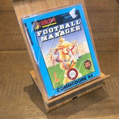 C64 - Football Manager - Commodore 64 Large Jewel Tape Game - complete in box