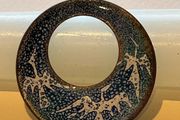 Manus Walsh Enamel on Copper Small Brooch