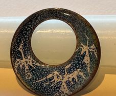 Manus Walsh Enamel on Copper Small Brooch