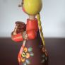 DOLL - Wooden Folk Art Image 2