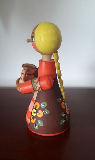 DOLL - Wooden Folk Art