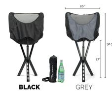 Campster - 1 Grey Portable Chair - Light Everywhere Chair