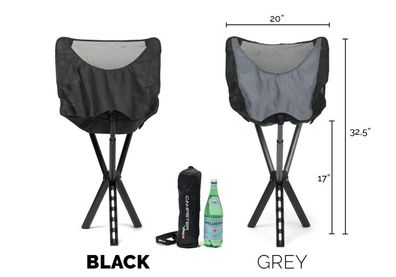 Campster - 1 Grey Portable Chair - Light Everywhere Chair