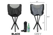 Campster - 1 black Portable Chair - Light Everywhere Chair