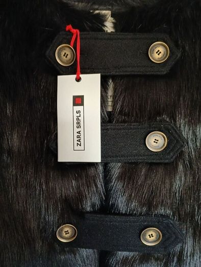 Zara srpls faux fur jacket brand new with tags
