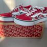 Vans kids buys girls unisex red camo canvas size 2 Image 3