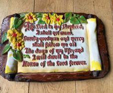 Vintage 'The Lord is my Shepherd' Hanging Plaque