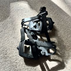 Bike Pedals with Toe Clips