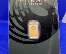 1g gold sealed bar