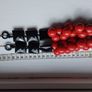 Vintage red and black necklace. Image 5