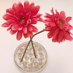 Vintage 19 x Hole Clear Depression Glass Flower Frog.