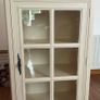 Vintage Style Cream Display Cabinet / Unit with Drawer Image 4