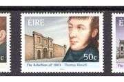 2003 Ireland Centenary of 1803 Rebellion (41c Robert Emmett, 50c Thomas Russell &amp; 57c Anne Devlin) Commemorative Stamps Set Mint Never Hinged (MNH)