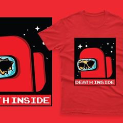 Death inside Imposter among us t-shirt impostor t-shirt