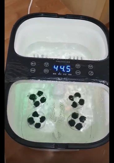 Double Electric Foot Bath Massager like new