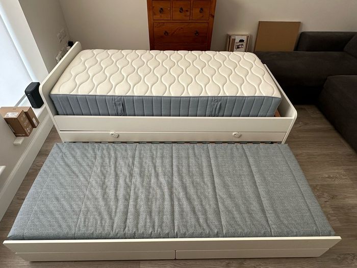 2 IKEA SLAKT Beds and Mattresses, Bundle Deal