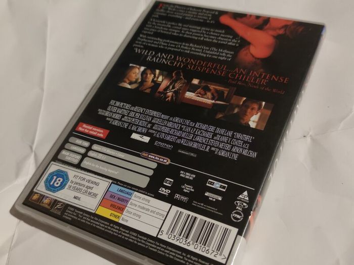 Unfaithful Dvd