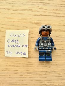 lego jw043 guard aviator cap, set 75928 jurassic world