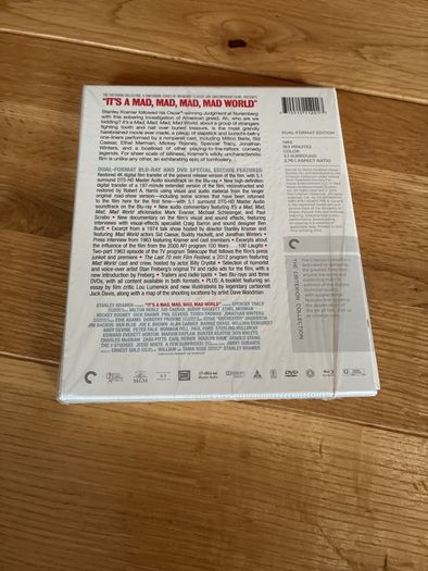 Criterion Collection Blu Ray. It's a Mad Mad Mad Mad World