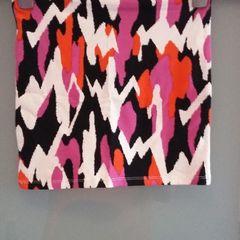Brand new. Patterned mini skirt