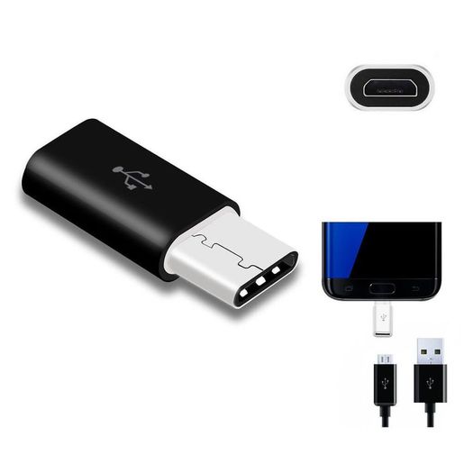 Micro USB Female to Type C USB Male Charger Adapter For Samsung Xiaomi Huawei - FHT06CAB