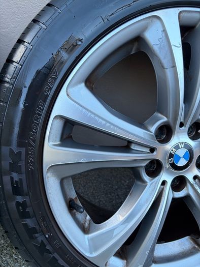 18" Genuine BMW Style 569 Alloy Wheels & Tires Set (5x112)