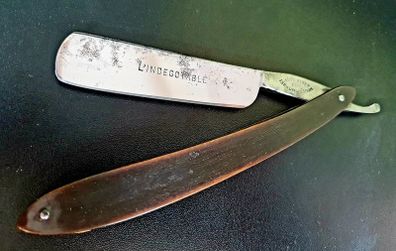 Vintage antique French Straight Razor L'Indegotable - Shave Ready