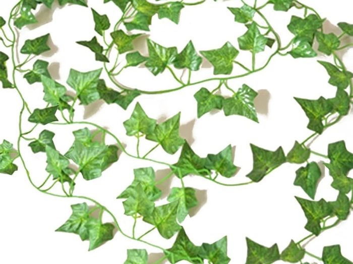 FREE EXPRESS SHIPPING 12 Pack Artificial Ivy Fake Vines for Bedroom Aesthetic, 84 Feet, Greenery Leaves UV Resistant, Hanging Plant Decoration for Wedding, Party, Garden, Office, Wall. Vine Garland