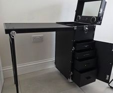 Portable Workstation (built-in mp3-player, mirror, drawers, table)
