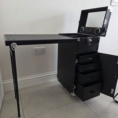 Portable Workstation (built-in mp3-player, mirror, drawers, table)