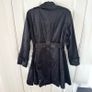 London Fog Black Trench Coat Large Image 3