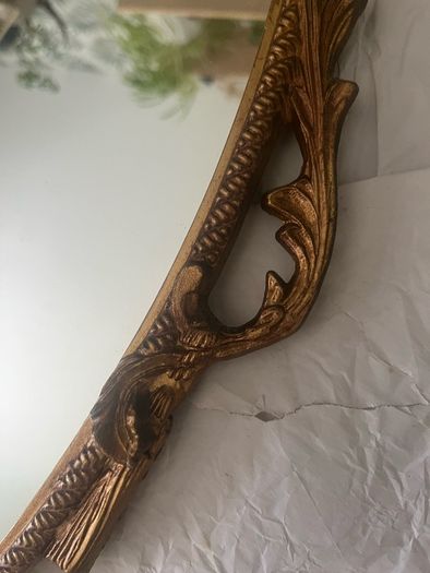 Vintage gold mirror