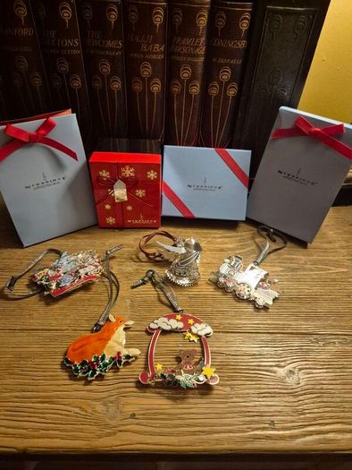 Newbridge Silverware Christmas Ornaments Bundle | Angel, Train, Fox & More | Boxed Collectibles