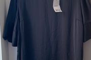 Next Navy Ladies Sateen top plus size New
