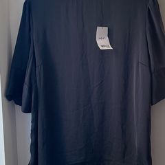 Next Navy Ladies Sateen top plus size New