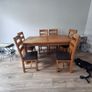 solid wood extendable dining table Image 2