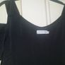 Black Paraphrase cold shoulders top size 10/12 EU38/40 Perfect condition Postage included Image 3