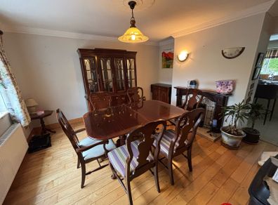 Bassett Furniture Cherry Wood Dining Room Collection