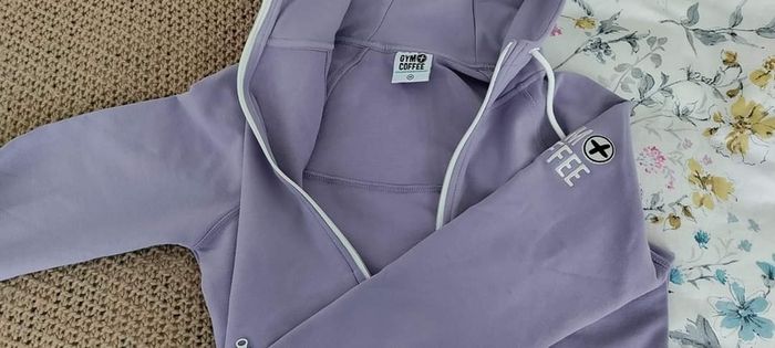 gym+coffee zip hoodie M