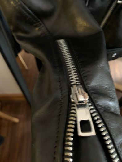 Whistles leather biker jacket