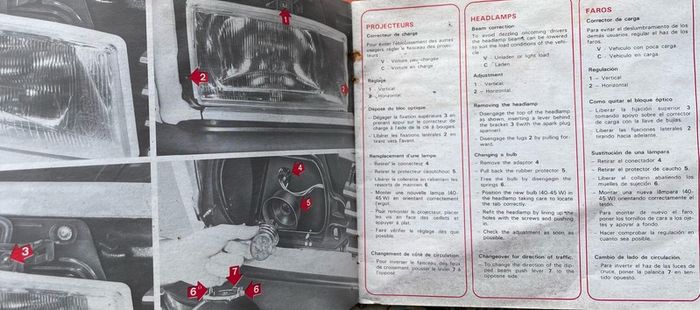 Peugeot 104 Owners Manual 1976-1979