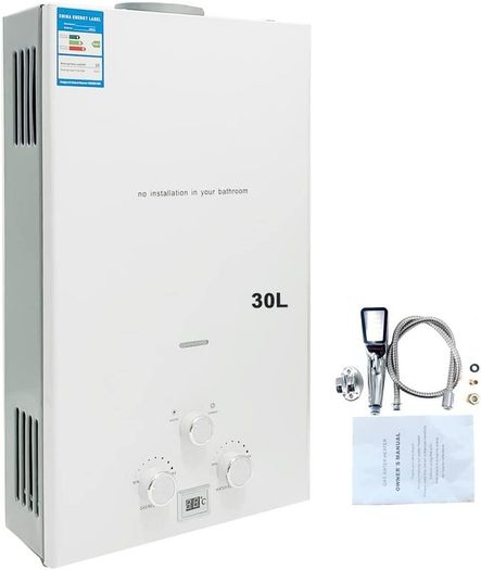 Gas Water Heater 30L Instant Camping Boiler