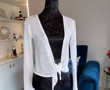 Ladies White Cardigan from Primark Size Xs UK 6-8 / EU 34-36