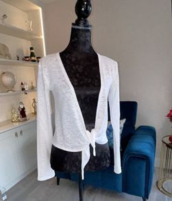 Ladies White Cardigan from Primark Size Xs UK 6-8 / EU 34-36